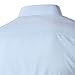 Mada Mens Casual Short Sleeve Business Dress Shirt Solid Color Slim Fit Shirts