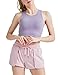 Regna X Womens Running Shorts - Athletic Dolphin Shorts (Solid/Color Block)