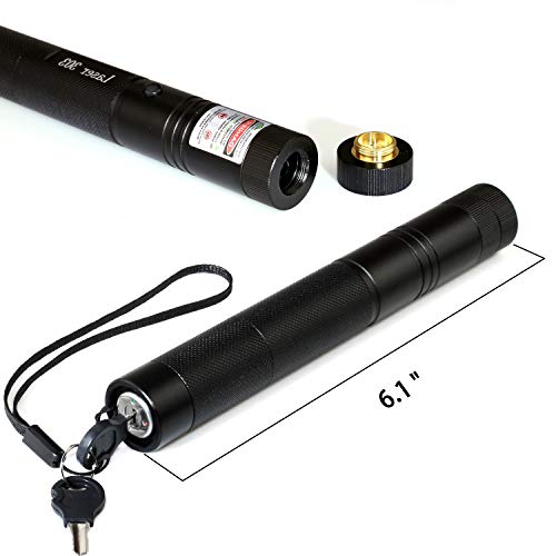Green Laser Pointer Tactical Hunting Rifle Scope Sight Laser Pen, Demo Remote Pen Pointer Projector Travel Outdoor Flashlight, LED Interactive Baton Funny Laser Toy