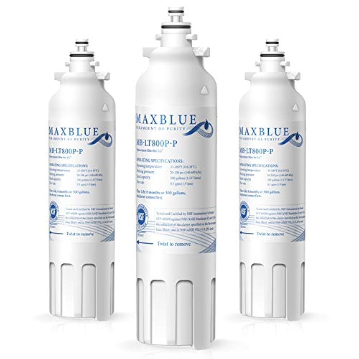 Maxblue Refrigerator Water Filter Kenmore Elite 469490 ADQ73613402 LG