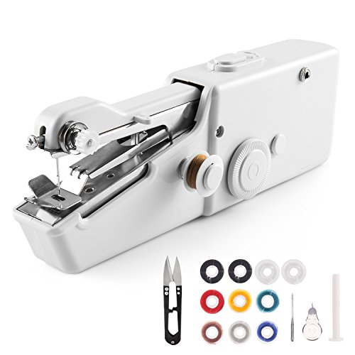 Handheld Sewing Machine, Mini Handy Stitch Portable Sewing Machine Cordless Batteryed for Home Travel