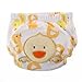 Tai523 3pcs Baby Kids Potty Training Pants Washable Cloth Diaper Nappy Underwear (XL),As Pictures (Dog/Duck/Lion)