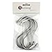 RuiLing 6-Pack 4.7 Inches Extra Large S Shape Hooks,Heavy-Duty Stainless Steel Hanging Hooks - Multiple uses,Ideal for Apparel, Kitchenware, Utensils, Plants, Towels, Gardening Tools.