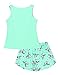 Cozchique Girls Tank Tops PJS – 100% Cotton Unicorn Sleeveless Shirt & Shorts Tween Pajama Set Size 8