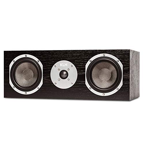 KLH Story 2Way Bass Reflex Center Channel Speaker, Black Oak Pricepulse