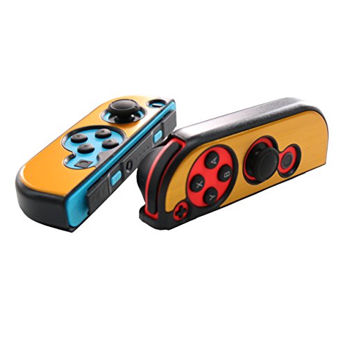 Aluminum Anti-scratch Dustproof Hard Back Protective Case Cover Shells for Nintendo Switch NS Console with Joy-Con Controller (Gold) - Thumbnail 6