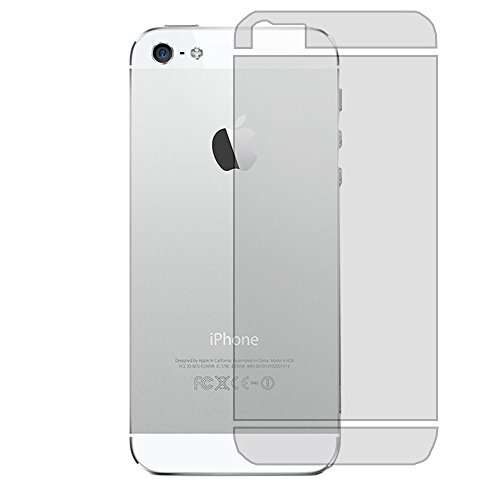 iPhone 5 5S Screen Protector, TechSpec(TM) Clear Back LCD Screen Protector for Apple iPhone 5 / 5S