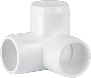 CIRCOPACK 1" 3-way PVC Fittings Furniture Grade (2 pieces)