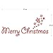Iuhan Fashion Merry Christmas Wall Stickers Art Removable Home Vinyl Window Stickers