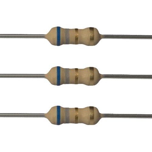 E-Projects 25EP5146R80 6.8 Ohm Resistors, 1/4 W, 5% (Pack of 25)