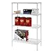 Muscle Rack PWS301447-4W Steel Wire Shelving, 4 Adjustable Shelves, 330 lb Per Shelf Capacity, 47