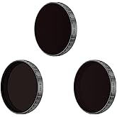 DJI Osmo Action ND Filter Set with Corning Gorilla Glass Construction for Osmo Action 5 Pro/4/3 Cameras (ND 8, 16, and 32)