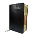 Thick Leather Journal Notebook Blank Premium Papers Writing Notebook with Golden Rim 440 Pages(220 Sheets) Travel Diary Ideal Gift for Anniversary Birthday Mothers Day (Black)