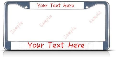 I HEART WHITE LICK CREEK Indiana Rivers Steel Metal License Plate Frame