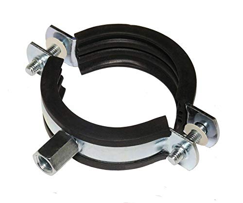 Pack of 10 Screw Tube Clamps/Galvanised Steel