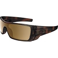 Oakley Men's OO9101 Batwolf Shield Sunglasses, Matte Brown