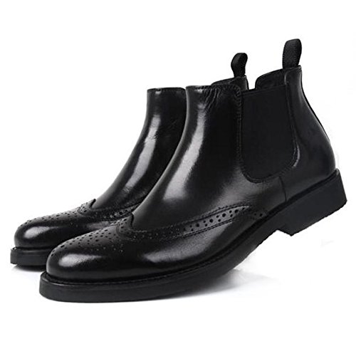 Fulinken Genuine Leather Brogue Wingtip Mens Formal Dress Shoes