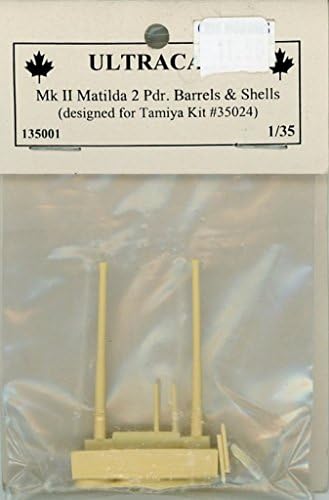 Ultracast 1:35 Mk.II Matilda 2 Pdr. Barrels & Shells for Tamiya 35024 #135001*