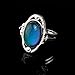 Tinksky Gypsy Boho Adjustable Oval Changing Mood Ring Finger Ring