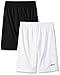 STX Big Boys Athletic Short and Packs, 2 Pack -White/Black - TX64, 10/12