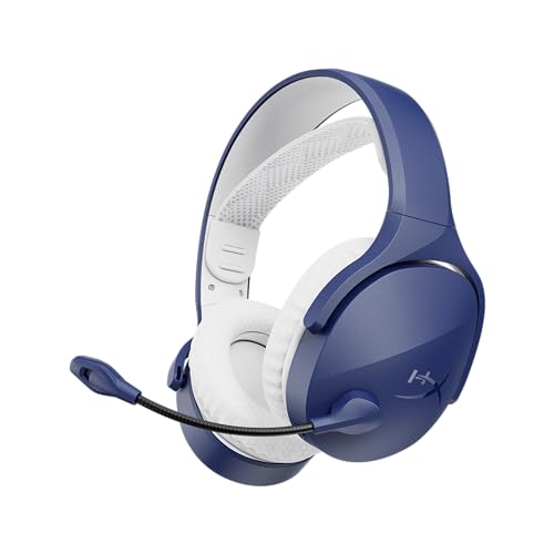 HyperX Cloud Jet – Dual Wireless Gaming Headset, 2.4GHz & Bluetooth, PC, Mac, PS5, PS4, Mobile, 40mm Treiber, 25 Stunden Akkulaufzeit, Swivel-to-Mute
