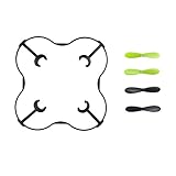 U839 Spare Part Set - Propellers 4pcs and Protecter 1pcs for UDI RC U839 Quadcopter Green and Black
