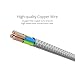 AOFU iPhone Cable,2Pack 6FT Nylon Braided Apple Lightning Cable USB Cord Charging Cable for iPhone 6/6S/6 Plus/6S Plus 5/5C/5S/SE,iPad 4 Mini Air (Gray)