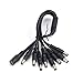 ZOSI 1 Female 2.1mm to 8 Male 2.1mm Plugs DC Power Y Splitter Adapter Cable for CCTV Security Camera