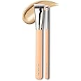 THE TOOL LAB 107/232 Perfect Base Kit Wide Cover Foundation Concealer Makeup Brush Set (2pcs),Flat Top Face Blending Liquid, Stippling,Premium Quality Synthetic Dense Bristles Cosmetic