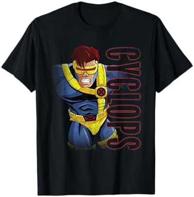 Amazon.com: Marvel X-Men Cyclops Mutant Distressed Comic T-Shirt T