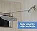 WaterPoint Adjustable Shower Arm Extension Brass with High Polished Chrome Finish 11+ Inches