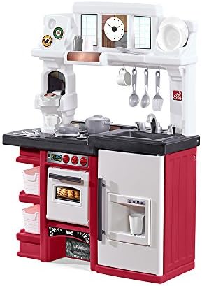 Step2 Coffee Time Kitchen Kids Playset, Red