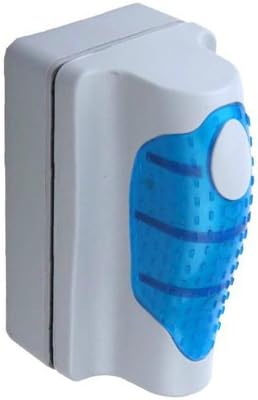 Aquarium Magnetic Cleaner Brush, Fish Tank Glass Algae Scraper Cleaner Floating Curve with Non Slip Grip Handle Easy to Operate