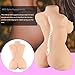 Y-NOT Adult Sex Doll Male Masturbator Stroker, 16.3lb Realistic Lifesize Sillicone Torso Male Sex Toy for Breast Vaginal Anal Sex with Heating Rod & Hermetic Seal for Tight Suction