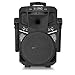 Pure Acoustics Wireless Portable Bluetooth PA Audio Speaker with 2 Wireless Microphones FM Radio Party Karaoke Machine Sound System MCP-75 Suono Soundstream Black & Black Gril
