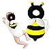 Baby Protector - Baby Ajustable Head Shoulder Safety Pad - Baby Head Cushion with Flexible Strap for Baby walking - for Baby Safety - for Crawling Baby - 4-24 Months Babies (Cute Little Bee)