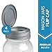 reCAP Mason Jars Lid FLIP Cap | Regular Mouth | Silver 4 Pack | Made in USA