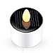 Solar Candles Flameless Rechargeable Candles LED Tea Lights Candles Battery Operated Upgraded Solar Power Waterproof Warm White Candle Set of 6 for Home Bar Bedroom Living Room Garden Outdoor Indoor
