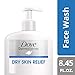 Dove DermaSeries Fragrance-Free Face Wash, for Dry Skin, 8.45 Fl Oz, Pack of 2