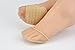 Guozyun Womens No Show Liner Socks Half Sock Toe Cover Grip Sole Forefoot Pads Socks with Women Big Girl high-heeled shoes slipper