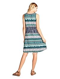 ReneeC. Vestido corto urbano sin mangas para mujer, diseño de estampado vivo, fabricado en Estados Unidos