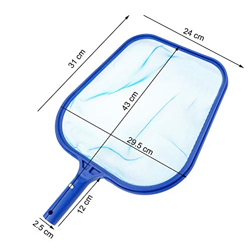 Homga Fine Mesh Pool Net, Professional Pool Skimmer, Swimming Pool Leaf Net for Cleaning Pool Rake Pool Cleaning Supplies (Pole is not Included)