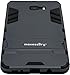 Galaxy C9 Pro Case, Maxessory Dark Blue Stealth Ultra-Slim Dual-Layer Shock-Proof Rugged Heavy-Duty Rubber Grip Rigid Hybrid Armor Shell Cover w/Kickstand