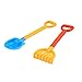 JOYIN Toy Beach Sand Toy Set Including Wheelbarrow, Models and Molds, Bucket, Shovels and Rakes in Reusable Zippered Bag