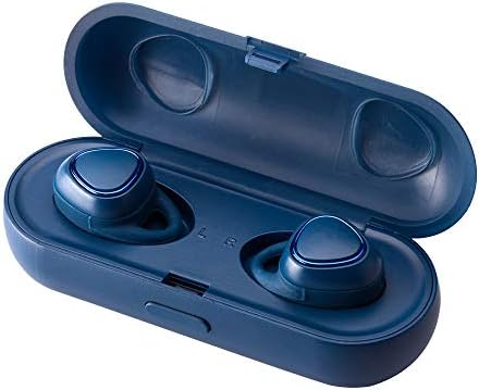 Twin Bluetooth Headset Sport in-Ear Earbud Wireless Cord-Free Headphone for Samsung Gear iConX SM-R140 (Blue)