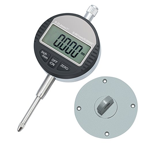 Neoteck DTI Digital Dial Indicator 0.001/0.00005   Digital Probe Indicator Dial Test Gauge Range 0-25.4mm/1   Dial Test Indicators Electronic Indicator Gauge