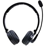 Bluetooth Headphones with Mic,YAMAY Wireless Bluetooth Headset Noise Cancelling Headphones with Boom Microphone On Ear Phone Headset for Office Phone Call Center Customer Service PC Cell Phones