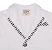 ZOEREA 2pcs Baby Boys Gentlemen Romper Coat Wedding Suits Tuxedo Baptism, 80CM/6-9 Months, White