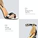 DailyShoes Women's Stilettos Sandal Open Toe Ankle Buckle Strap Platform Evening Party Dress Casual Shoes