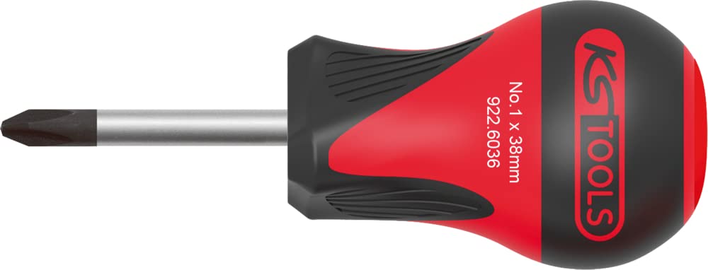 KS Tools 922.6036 - Ultimate® Phillips® Tom Thumb Screwdriver, PH1 - L.35 mm - Chrome Vanadium
